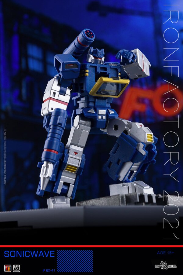 Iron Factory IF-EX41 Sonicwave (Soundwave) Toy Photography Images